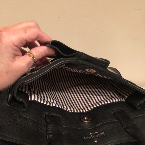 Kate Spade Patent Bow Accent Purse - Picture 7 of 8